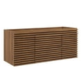 thumbnail image 2 of Modway Render 48" Single Sink Compatible (Not Included) Bathroom Vanity Cabinet in Walnut, 2 of 8