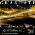 thumbnail image 4 of Gold Graduation Backdrop - Gold Graduation Party Supplies, 4 of 6