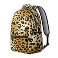thumbnail image 2 of Leopard Print Backpack for School,Cute School Bag,Schoolbag with Adjustable Shoulder Straps & Padded Back,15.3"x11"x7.1".﻿, 2 of 6
