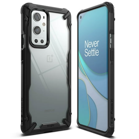 Ringke Fusion-X Compatible with OnePlus 9 Pro Case, Shockproof Rugged TPU Bumper Cover - Black