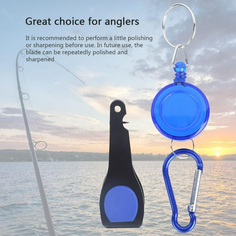 ANGGREK Outdoor Fixed On Reel Portable Stainless Steel Fishing Line Cutter  Tool Fishing Line Clippers With Lanyard 