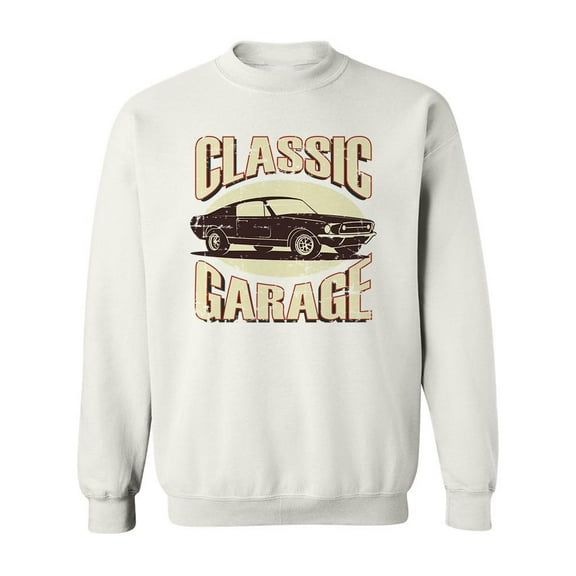 Classic Garage. Sweatshirt Men -Image by Shutterstock, Male 4X-Large