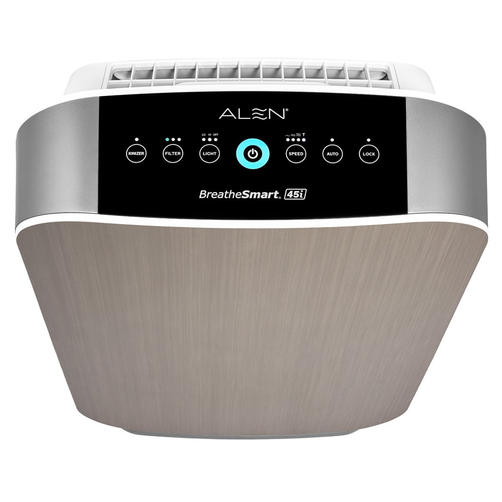 Alen BreatheSmart 45i 800 SqFt Air Purifier with VOC/Smoke HEPA Filter for Allergens, Dust & Mold + VOCs and Smoke - Brushed Stainless