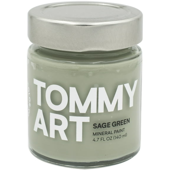 Tommy Art Chalk-Based Mineral Paint 140ml-Sage Green