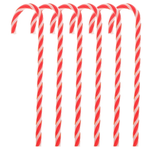 UPOUART 6-Pack Candy Cane Christmas Lawn Markers Outdoor Holiday Tree Decorations