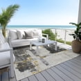 thumbnail image 6 of Addison Rugs Chantille Indoor/Outdoor Traditional Modern Gray Washable Rectangle Rug, 5' x 7'6", 6 of 6