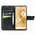 thumbnail image 2 of Allytech Google Pixel 8 Pro Flip Wallet Case, Luxury PU Leather [Butterfly & Flower Embossed] Magnetic Clasp Stand Case Built-in Card Slots & Cash Pocket, Shockproof Wrist Strap Case, Black, 2 of 9