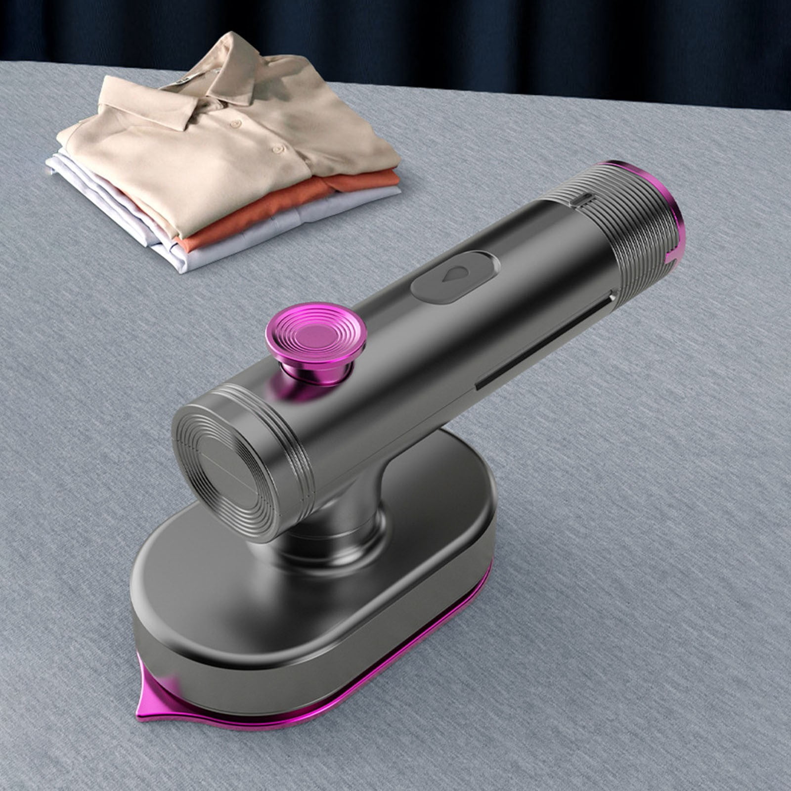 Matoen Portable Travel Mini Iron, Handheld Iron with Dry and Wet Ironing for Clothes, 180° Foldable Small Size Ironing Machine for Home, Business