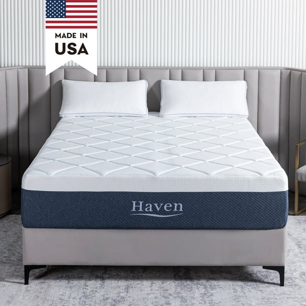 Idle Haven 14 inch Cooling Gel Memory Foam Mattress, Bed in a Box