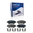 thumbnail image 7 of Detroit Axle - 4pc Brake Pads for 2004-2010 Toyota Sienna, 4 Front and Rear Ceramic Brake Pads 2005 2006 2007 2008 2009 Replacement, 7 of 7