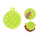 thumbnail image 4 of Cepillo de champú para cabello colgable único de 1 pieza para masaje en la cabeza 3.62"x3.11"x1.34" Verde, 4 of 6
