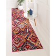 thumbnail image 2 of Unique Loom Tapis Diamant Dégradé Estrella 2' 7 x 10' Rose, 2 of 2
