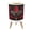 Color 1, variant on Gothic Small Trash Can with Lid Castle Misty Mountain Cliff Horse Carriage Foggy Road Dark 1.8 Gallon Dog Proof Trash Can Round Garbage Can Waste Bin Wastebasket for Bathroom Bedroom Living Room