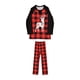 thumbnail image 1 of Guardurnaity Pijamas navideños a juego con la familia, ropa de salón navideña a cuadros, camisón de manga larga con cuello Pijama NIÑOS: 8-9 años, 1 of 6