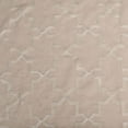 thumbnail image 4 of Superior Quatrefoil Embroidered Sheet Rod Pocket Curtain Panel, Set of 2, 26" W x 63" L, Beige, 4 of 5