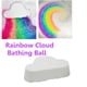 thumbnail image 4 of Beito 1PC Rainbow Cloud Bombas de baño Relajación Spa Bomba de baño Burbuja de lujo Fizzies Bomba de baño natural Hidratante de piel seca Idea de regalo dulce para ella, mujeres, niños y niñas Vhermosa, 4 of 7