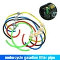 thumbnail image 4 of Motorcycle Hose Petrol Fuel Line Hose Gas Oil Pipe Tube Gasoline Fuel Filter Line Clamp with Inline Shut Off Valve for Mini Motorcycle Dirt Bike Moped Scooter, 4 of 9