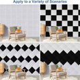 thumbnail image 4 of 12 unidades de paneles acústicos autoadhesivos, azulejos de decoración, paneles de sonido, blanco Afortunado Sencillez, 4 of 5