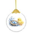 thumbnail image 2 of AZXY Easter Ornaments for Tree, 2D Flat Glass Miniature Easter Hanging Decorations, Assorted Spring Animal & Egg Ornaments for Small Tree, Easter Party & Home Indoor Outdoor Decor, 2 of 5