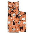 thumbnail image 2 of Halloween Cats Pumpkins and Bats Toddler Nap Mats for Kids Preschool,50"x20" Sleeping Mat Bag or Kids,Toddler Sleeping Bag,Toddler Nap Mat or Daycare, 2 of 6