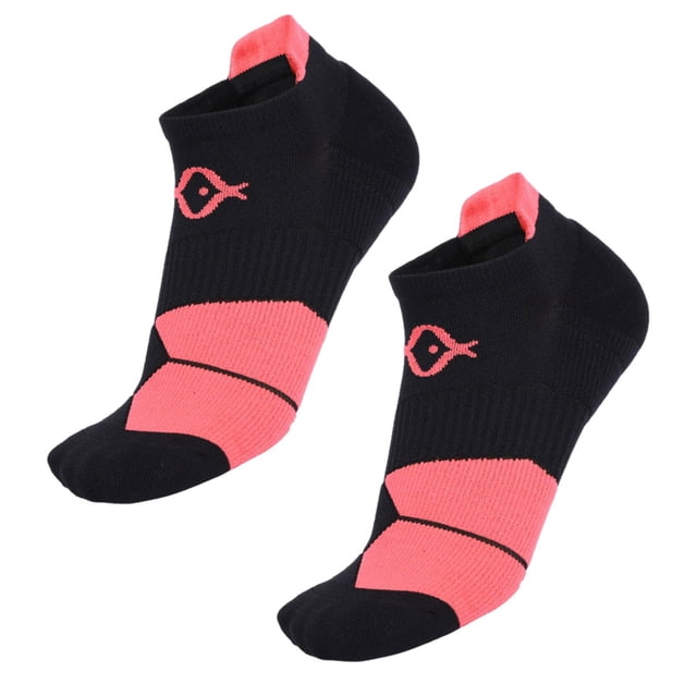 1 par de calcetines cortos para hombre, cómodos, de nailon, hasta el tobillo, gruesos. negro rojo