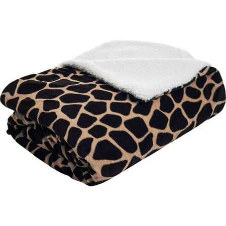 Somerset Home Fleece Blanket Sherpa Backing