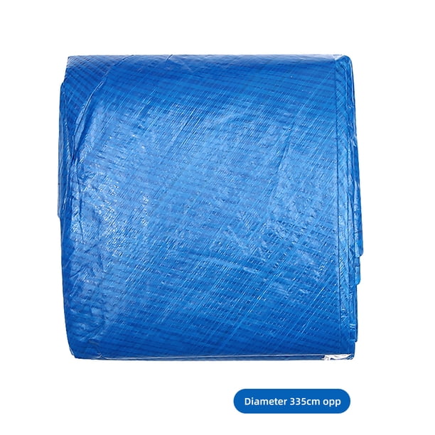 Cubierta Redonda Azul Para Piscina, Marco Impermeable, Cubierta Para Piscina, Antipolvo, Por Encima De La Tela, Plegable, Portátil Para Exteriores Inevent HA024970-04