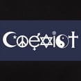 thumbnail image 3 of CafePress - Coexist T Shirt - Women's Traditional Fit Dark T-Shirt, 3 of 4