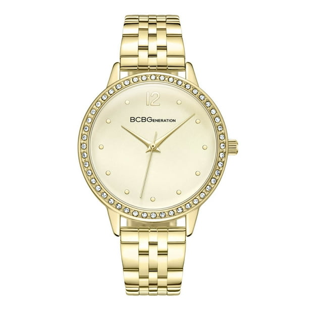 Reloj BCBG Max Azria Dama Extensible de Acero Dorado BBWLG0036203