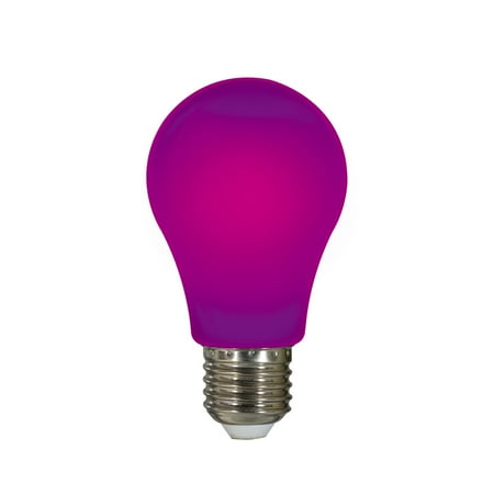 Frosted Purple Light Bulb, 1CT, LED, 1W, Halloween Indoor, by Way To Celebrate