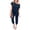 Blue, variant on Baqcunre Jumpsuits For Women Women'S Sleeve Shoulder Jumpsuit Long Elastic Waist With Pockets Batwing One Women'S Jumpsuit Sweatpants Women Pants For Women Green M
