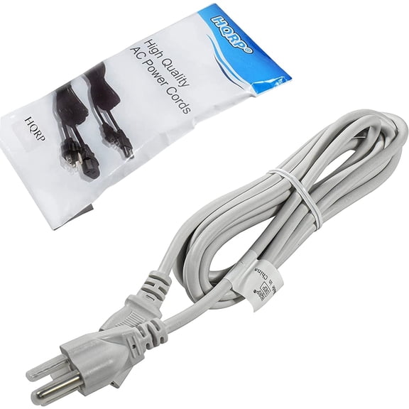 HQRP 10ft AC Power Cord fits ION Tailgater Bluetooth Portable Speaker IPA57 Mains Cable