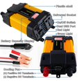 thumbnail image 4 of Inversor de corriente de 4000 W/6000 W, de CA de 12 V CC a 110 V/ CA, convertidor de corriente para coche 220V 500W 6000W Baoblaze inversor de energía para coche, 4 of 8