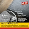 thumbnail image 3 of Glad Activated Charcoal Leak-Resistant Training Pads for Dogs, 23in x 23in, 100 Count, 3 of 16