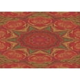 thumbnail image 1 of Ahgly Tapis Rectangulaire Rouge Lavable en Machine, 2 Pieds x 5 Pieds, 1 of 7