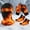 B, variant on YHAICO Winter Socks for Men Thermal Cute Mid-calf Socks Print Socks Winter Outdoor Cycling Warm Hat Gloves and Socks Set Windproof Warm Sports