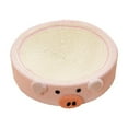 thumbnail image 2 of Nebwoak Cat Scratcher & Bed Combo - Round Cardboard Cat Bed with Scratcher, Durable Non-Shedding Pig Shaped Pet Bed for Small Cats Under 10 lbs, Non-Toxic Pink, 2 of 6