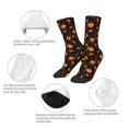 thumbnail image 3 of Fuzoiu Halloween With Pumpkins Print Kids Socks For Boys Girls,Grip Crew Socks with Non Slip,Lightweight Stretch Crew Socks,Toddlers Crew Boot Socks, 3 of 5