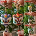 thumbnail image 3 of New Cartoon Cute Lion Dance Head Chinese Style Car Pendant Key Chain Pendant BLACK, 3 of 8