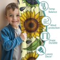 thumbnail image 3 of Blackout Kids Curtains,Yellow Sunflower Seed Pattern Childrens Insulated Curtains Set Of 2,Bedroom Essentials,Toddler Room Decor 42"x84", 3 of 5