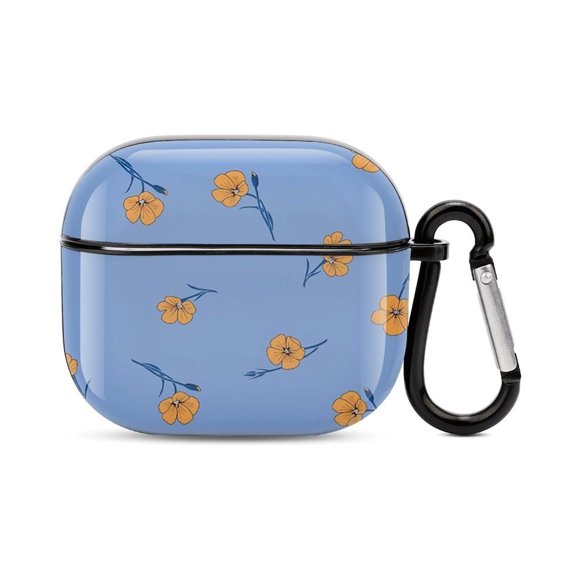 Floral Pattern Case for AirPods 3, AirPod 3 Case for Women, AirPods 3rd Generation Case, Support Wireless Charging
