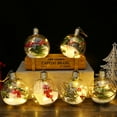 thumbnail image 4 of FNNMNNR Christmas Tree Decorations Copper Wire Lights Ornaments Plastic Party Luminous Pendant Pandent LED Mini Ball, 4 of 19