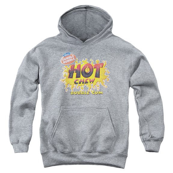 Dubble Bubble Hot Chew Youth Pullover Hoodie Sweatshirt Heather