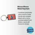thumbnail image 2 of Cat Sipping Tea Metal Rectangle Keychain, 2 of 7