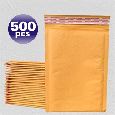 SuperPackage® 500 #0 (Inner 6x9) Kraft Bubble Mailers Padded Envelopes 500KF0