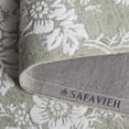 thumbnail image 5 of SAFAVIEH Glamour Declan Floral Runner Rug, Sage/Ivory, 2'3" x 8', 5 of 10