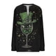 thumbnail image 2 of TaTaai Women St. Patrick's Day Print Long Sleeve Sweatshirt Fashion Loose Round Neck Casual Top Soft Comfortable for Daily Home Office Streetwear Gift, 2 of 5