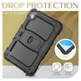 thumbnail image 7 of FJLBDE Case for iPad (A16) 11th Gen 2025/ iPad 10th Gen 10.9 Inch 2022, Rugged Shockproof Tablet Cases Cover with Kickstand Shoulder Strap, Black, 7 of 7