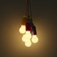 thumbnail image 2 of Cadena de lámpara 6 bombillas LED de 4.5 V y 0.5 W interruptor de cuerda de tracción 3 pilas AAA funciona con diseño colgante para dormitorio sala de estar restaurante comedor decoración de fiesta en Abody Cadena de lámpara, 2 of 7