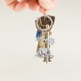 thumbnail image 4 of 4pcs copos de nieve patines zapatos llavero bolsa de colgando ornamento juegos souvenirs, 4 of 5